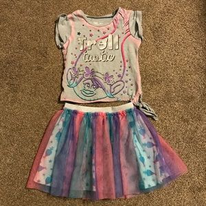 Toddler Disney Trolls Outfit 4t